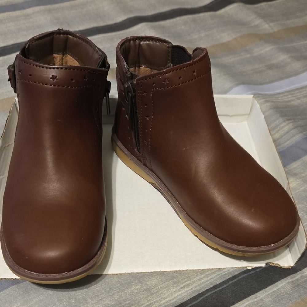Stride Rite Chocolate Brown Kids Boots